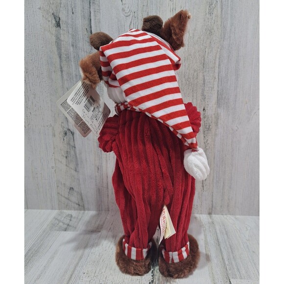 Animated Musical Rudolph Red Nosed Reindeer Playing Sax Christmas Decor Video - Picture 5 of 11